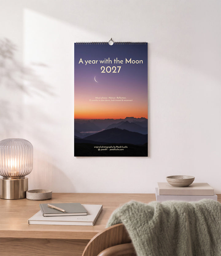 Ein Jahr mit dem Mond – Mondfotografie-Kalender 2027 (englische Version)