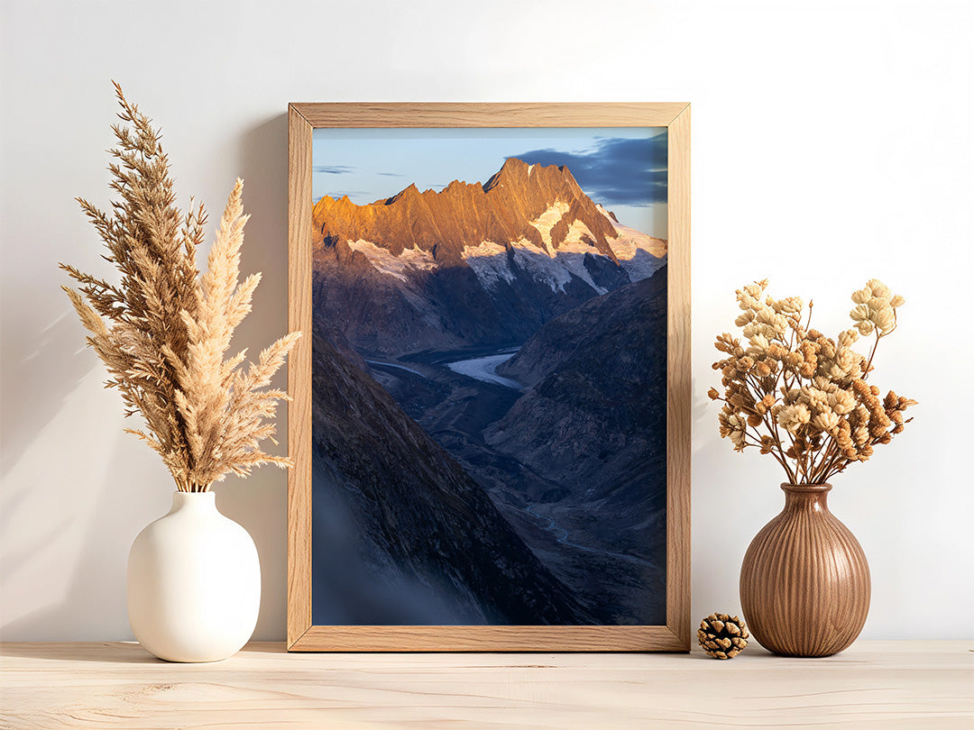 Lauteraarhorn And Valley | Original Print