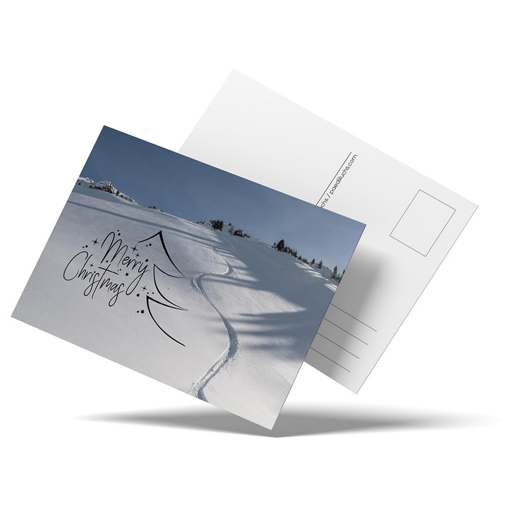 Hasliberg Skispur | Weihnachtspostkarte (10er-Pack)