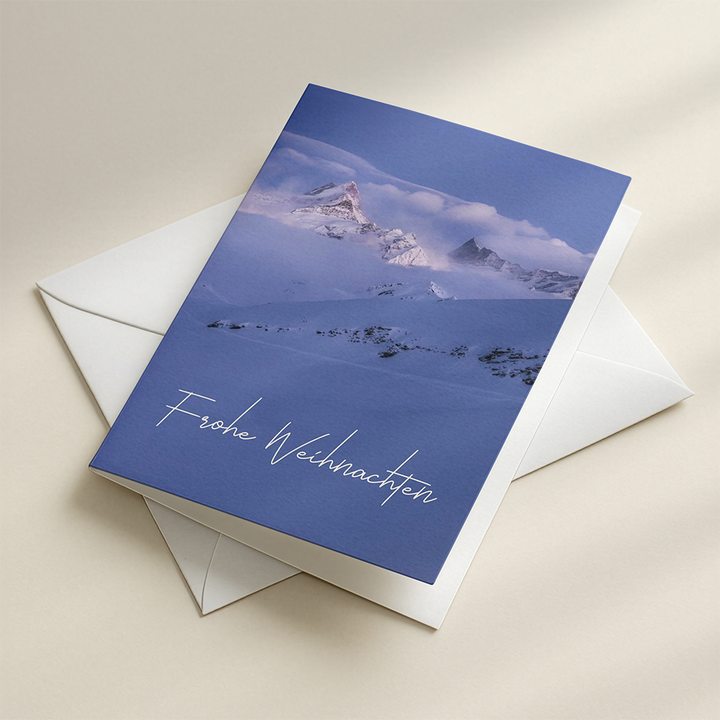 Schreckhorn &amp; Wetterhorn DE | Personalized Christmas Card (10-Pack)