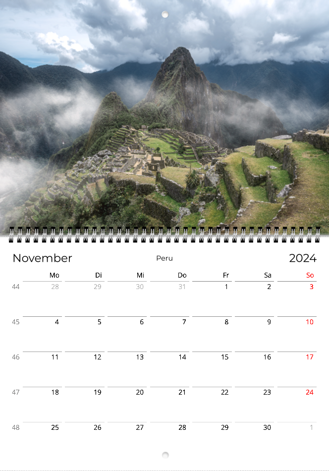 Lateinamerika 2024 - Wandkalender A4