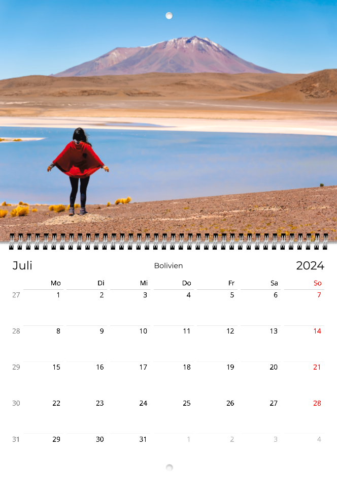 Lateinamerika 2024 - Wandkalender A4