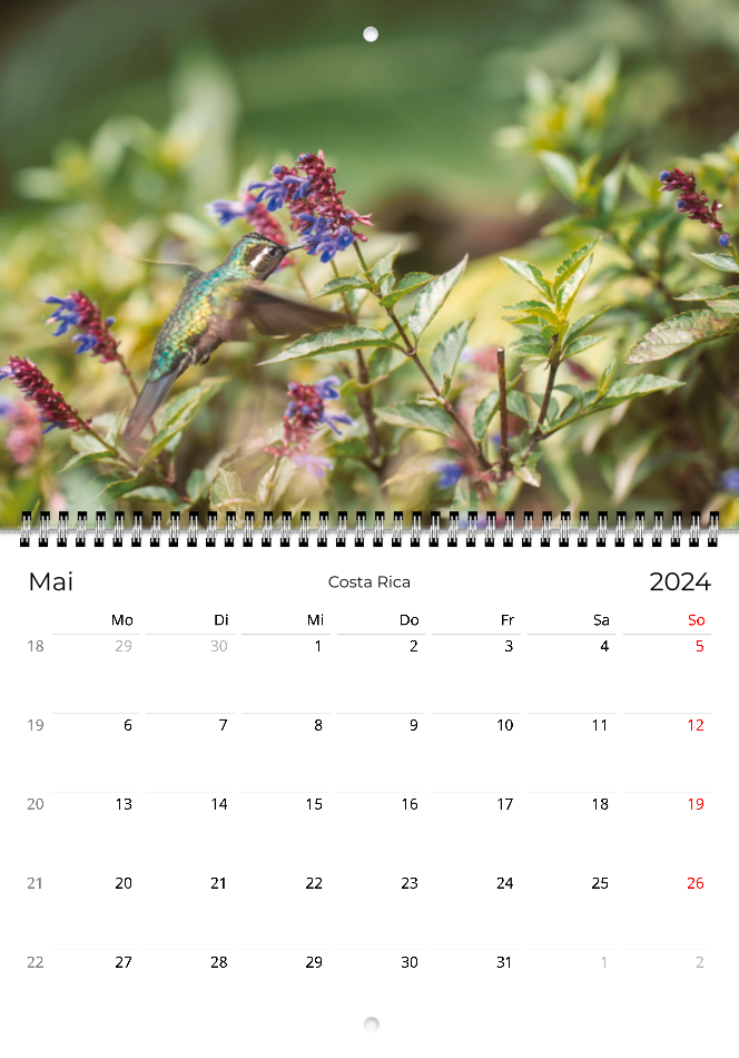 Lateinamerika 2024 - Wandkalender A4