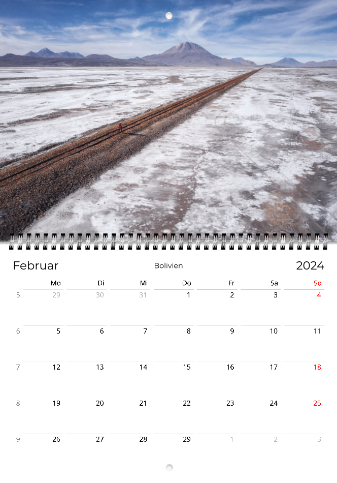 Lateinamerika 2024 - Wandkalender A4