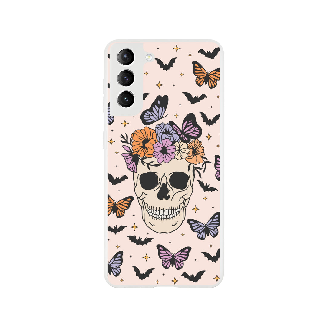 Schädel | Halloween Flexi-Hülle iPhone / Samsung