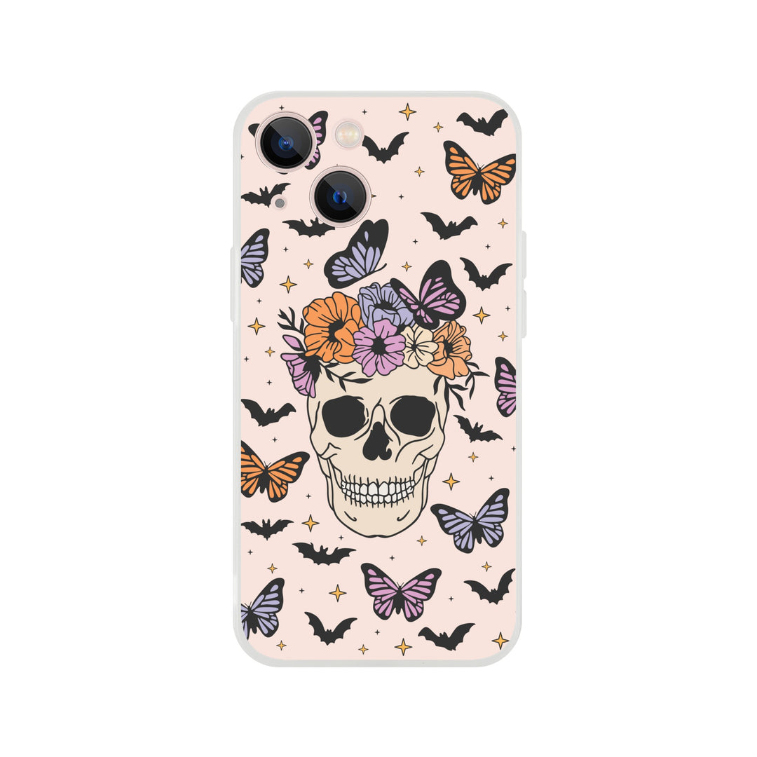 Schädel | Halloween Flexi-Hülle iPhone / Samsung