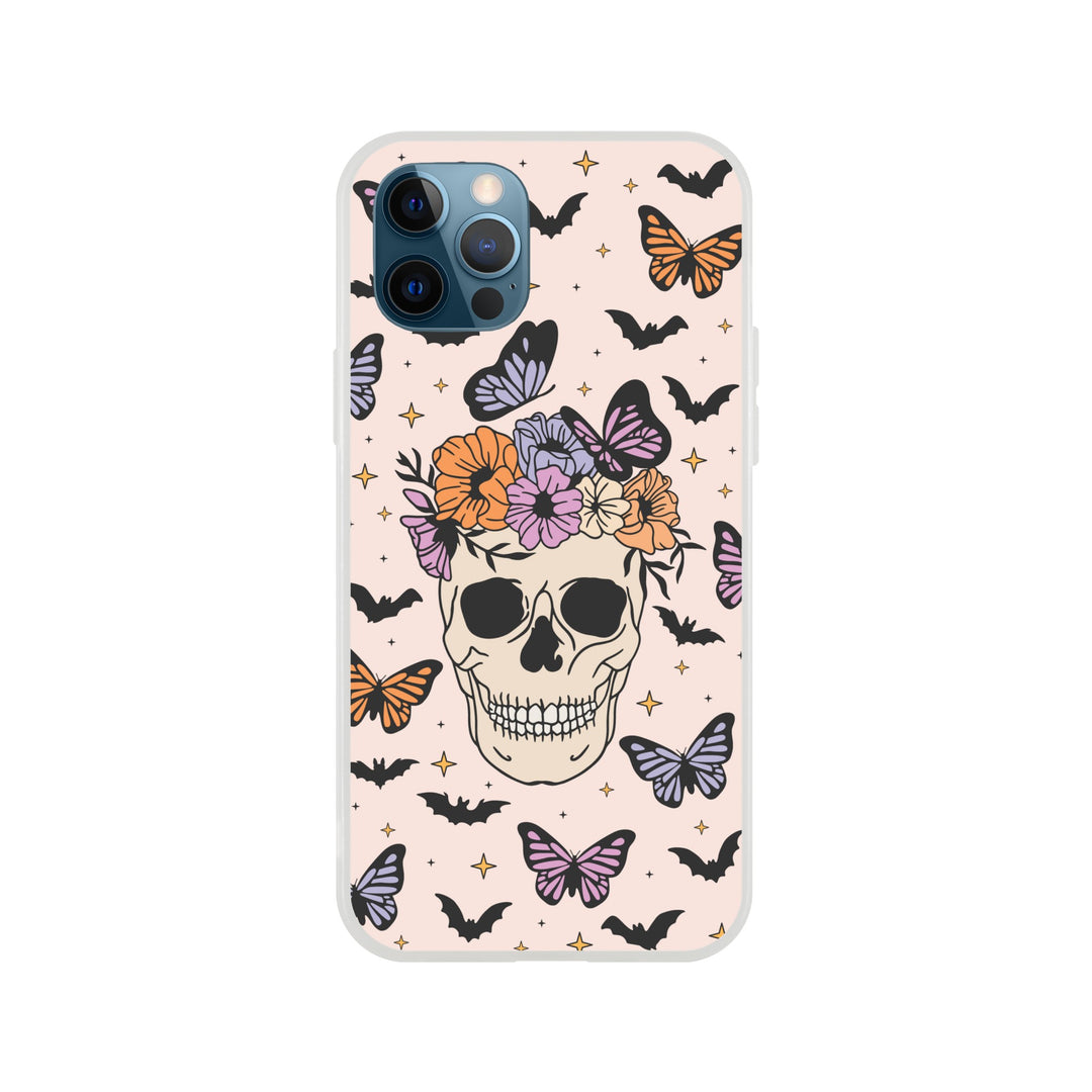 Schädel | Halloween Flexi-Hülle iPhone / Samsung