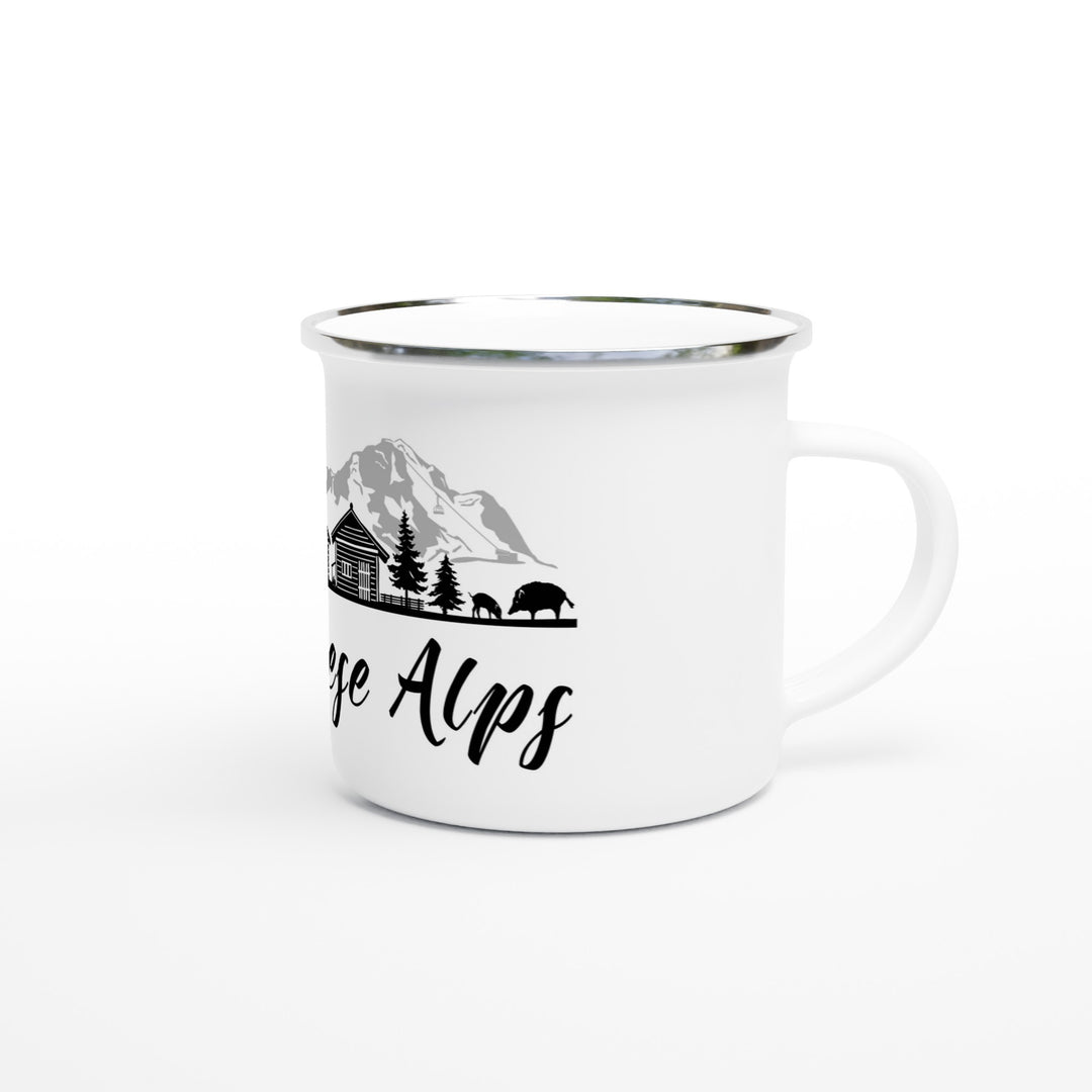 BERNESE ALPS | White 350ml Enamel Mug