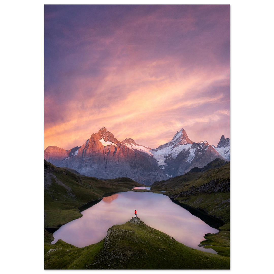 EXILE | Wetterhorn &amp; Schreckhorn - Aluminum Print