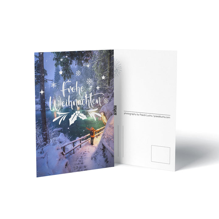 Blausee | Christmas Postcard (Pack of 10)
