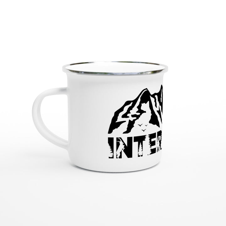 INTERLAKEN | Weißer 12oz Emaille-Becher
