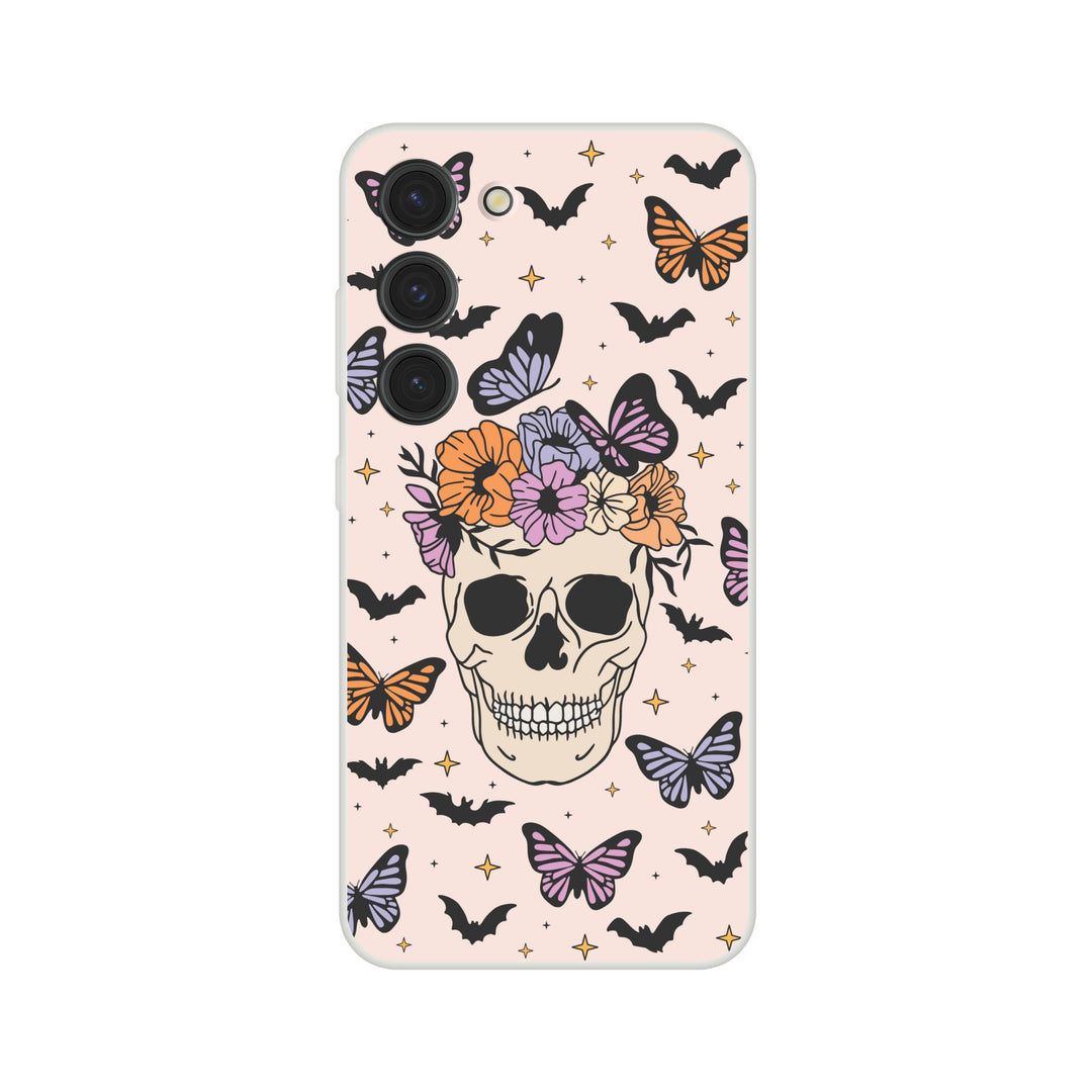 Schädel | Halloween Flexi-Hülle iPhone / Samsung