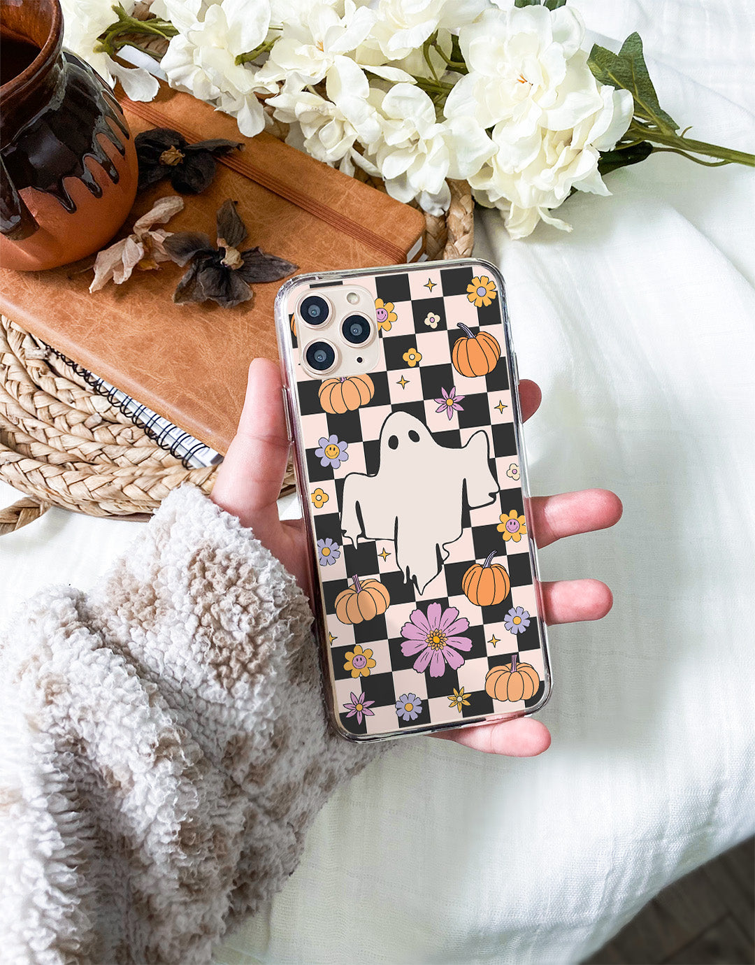Checker Ghost | Halloween Flexi Case iPhone / Samsung