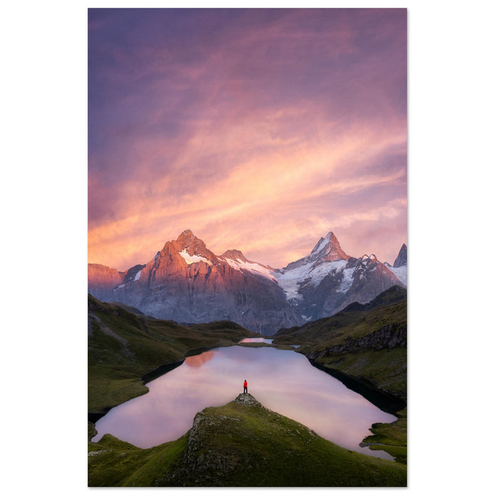 EXILE | Wetterhorn &amp; Schreckhorn - Aluminum Print