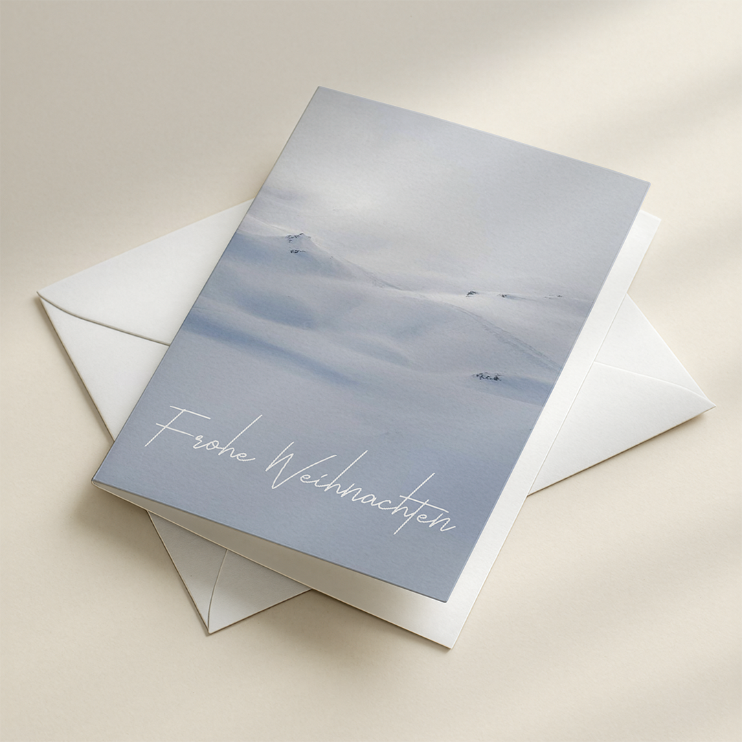 Bachalp DE – personalisierte Weihnachtskarte, 10er-Pack
