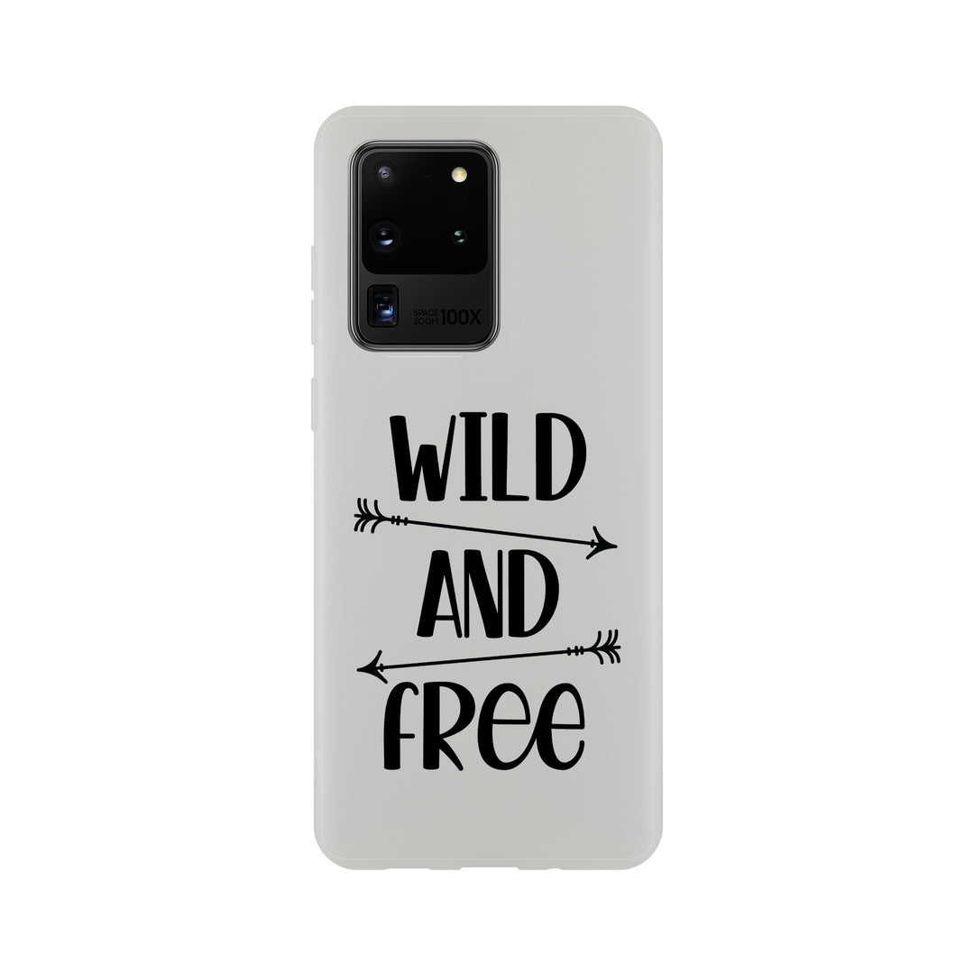 WILD &amp; FREE | Flexi-Hülle iPhone / Samsung