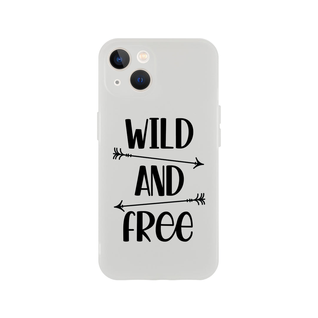 WILD &amp; FREE | Flexi-Hülle iPhone / Samsung