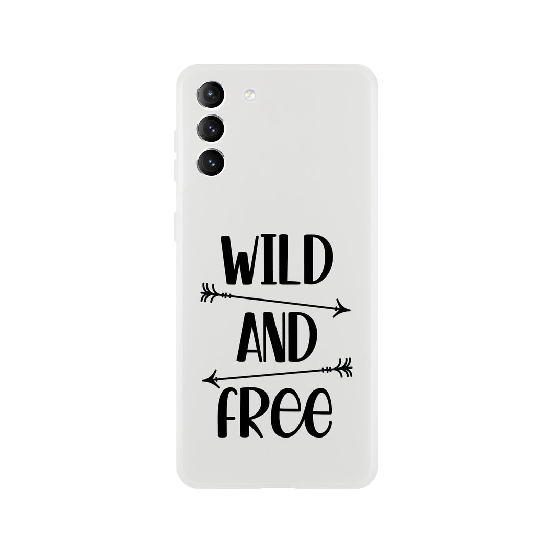 WILD &amp; FREE | Flexi-Hülle iPhone / Samsung