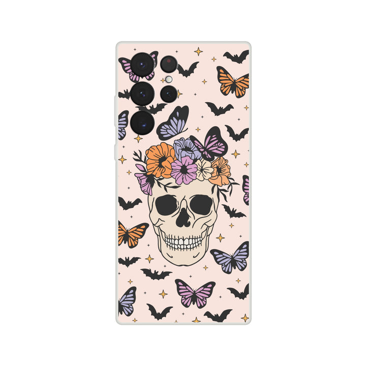 Schädel | Halloween Flexi-Hülle iPhone / Samsung