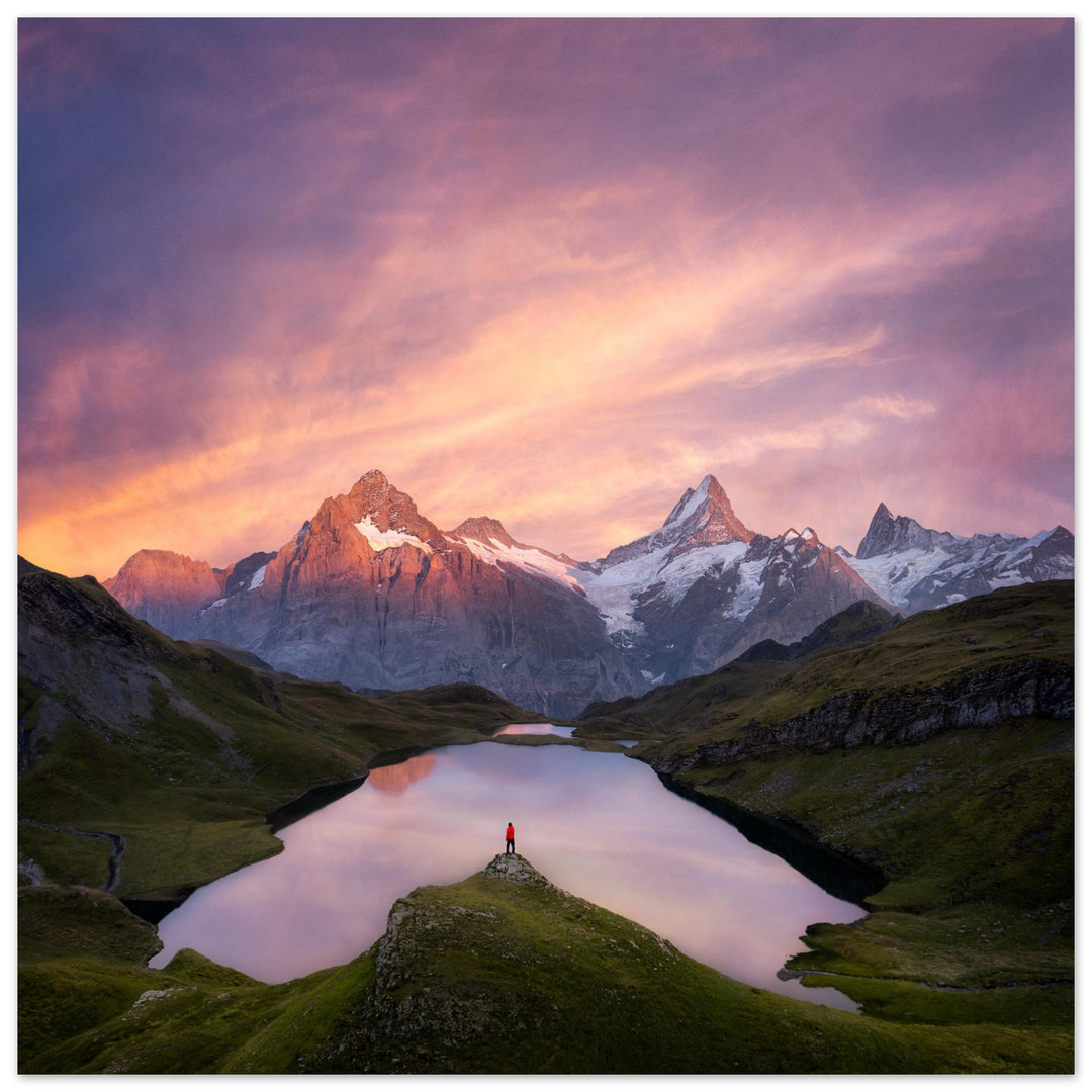 EXILE | Wetterhorn &amp; Schreckhorn - Aluminum Print