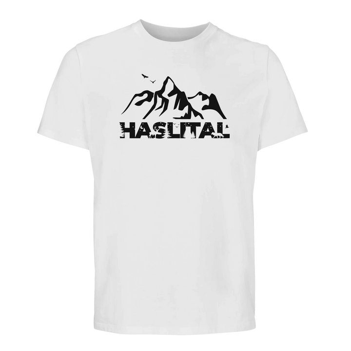 HASLITAL WELLHORN organic unisex T-shirt in White