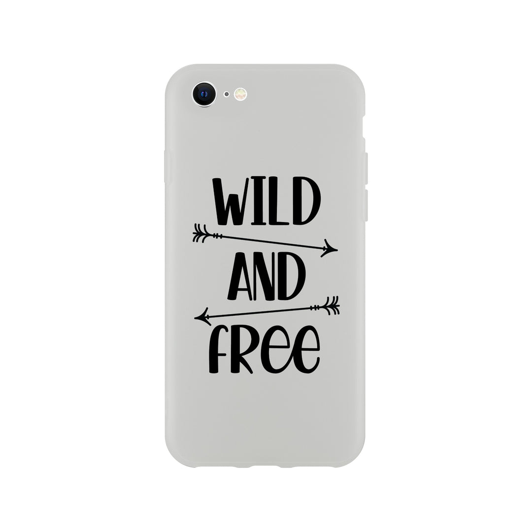 WILD &amp; FREE | Flexi-Hülle iPhone / Samsung