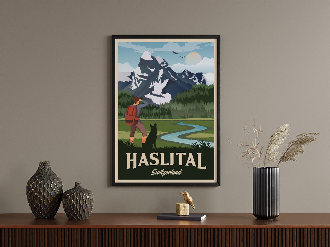 DEVOTION VT | Vintage travel poster - Museum-Quality Wooden Framed Poster