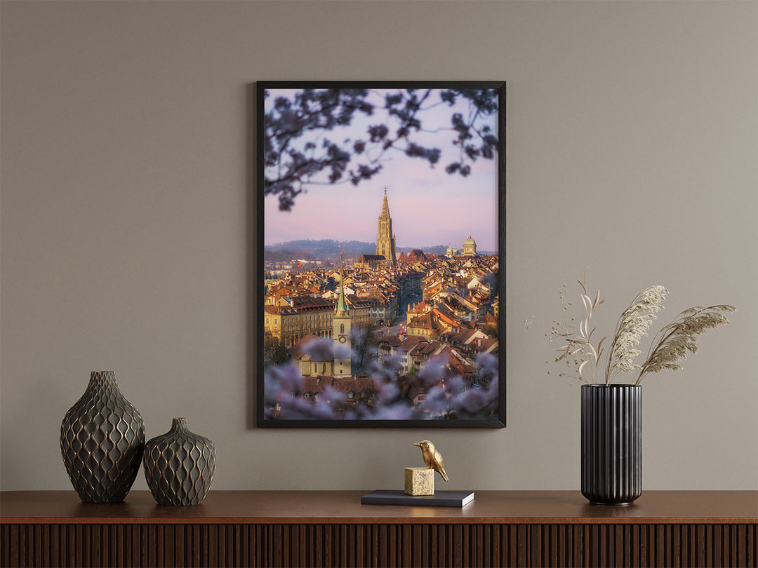 View From Rosengarten, City Of Bern | Original Print